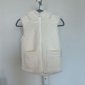 Cozy White Sherpa Vest